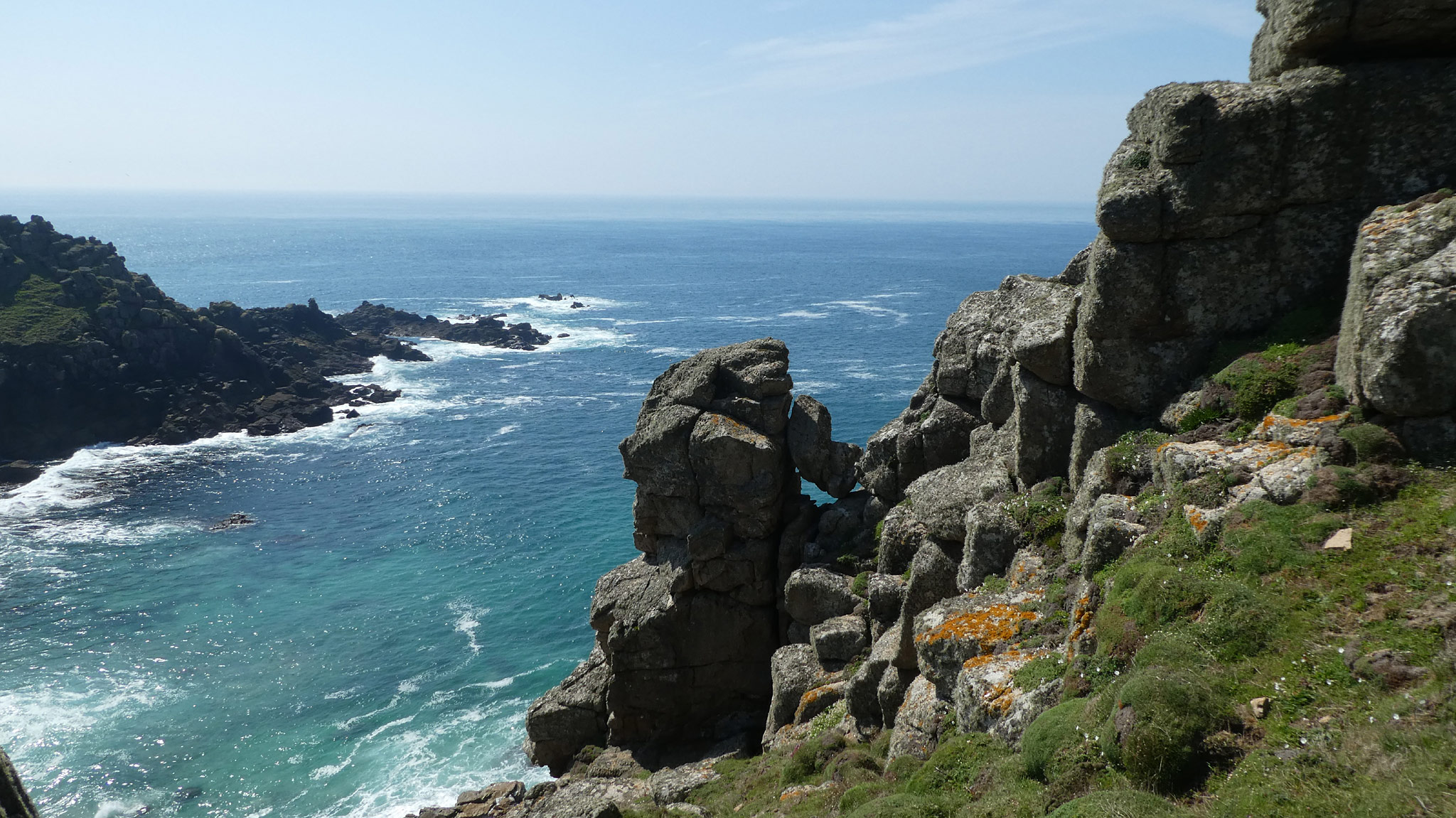 The Minack Theatre, Cornwal rocks, Porthcurno